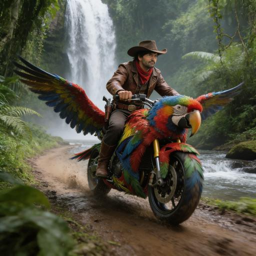 Ride a Bird Bike effect